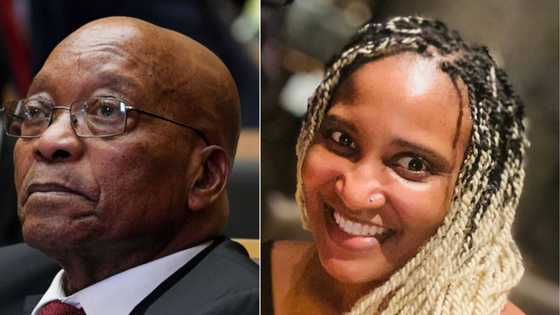 'Our 1st black president': Duduzile pens questionable post to dad Zuma, Mzansi reacts