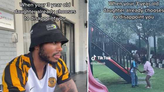 Dad disappointed in 3-year-old girl dancing with boy in kiddies park, South Africans amused by his pain