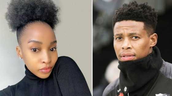 Cindy Mahlangu shares a cute picture of her baby, speculated to have been taken by Bongani Zungu
