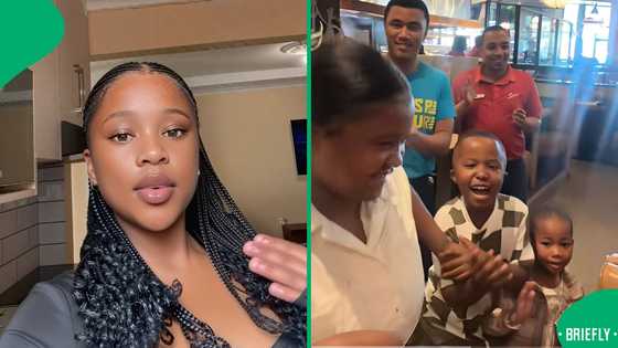 "Next time, leave him behind": Little brother exposes sister's fake birthday at Spur, SA amused