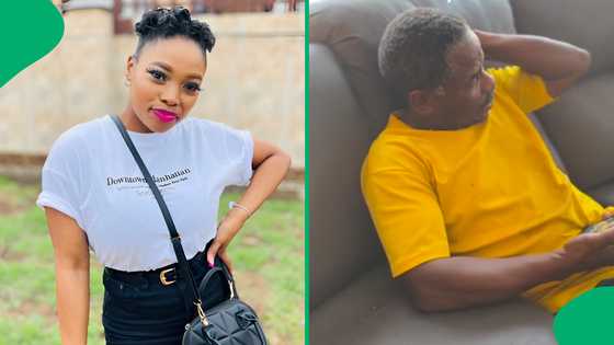 "More blessings to you": Woman surprises dad with tyers, SA emotional
