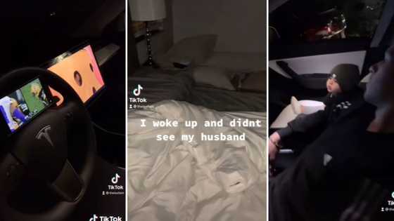Lucky woman shared cute video of husband and son hiding out in the car so she could sleep, melts hearts