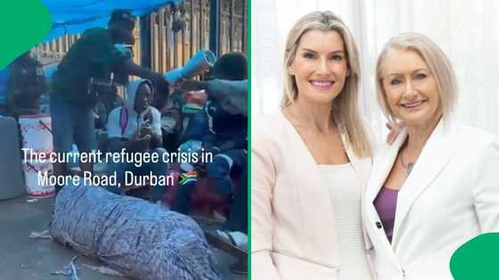 “Help them”: 450 refugees stranded on Moore Road in Durban with 41 children under 4 years old