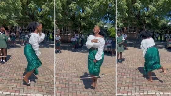 Young SA school teacher skips rope with students during break, fun TikTok video goes viral