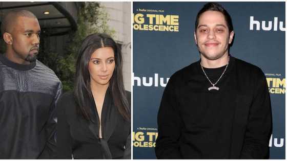 Pete Davidson tells Kanye West he's in bed with Kim Kardashian in leaked text messages