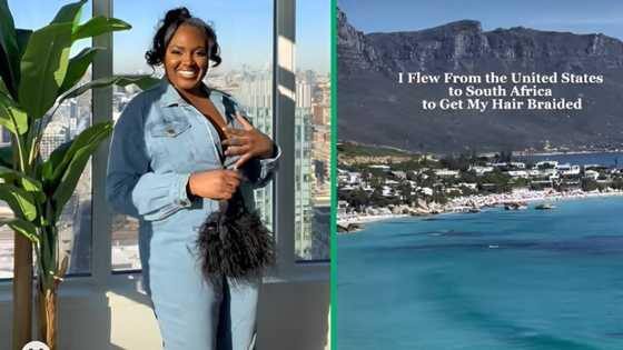 American woman flies to South Africa for the perfect knotless braids