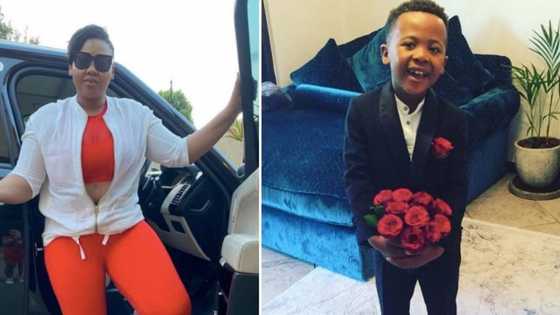 Anele Mdoda shares moment her son Alakhe caught her “right-handed” on TikTok, Mzansi loves their relationship