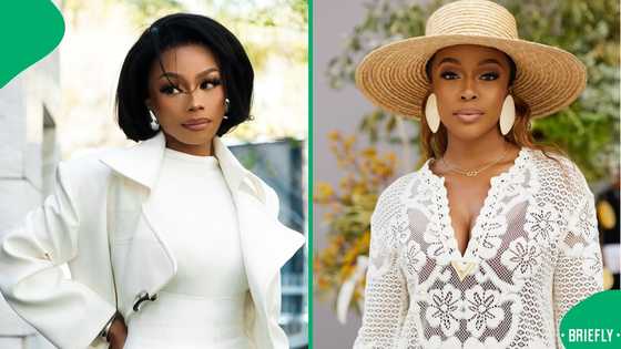 Bonang Matheba and Nomzamo Mbatha hang out at the McDonald's event