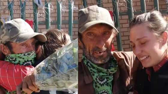 BI Phakathi gifts homeless father with a surprise birthday for his daughter