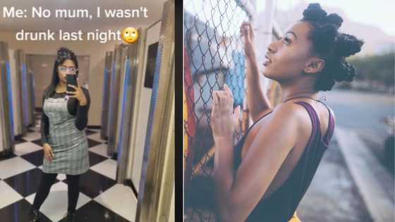 TikTok of woman jumping over gate after hectic night of partying has Mzansi howling