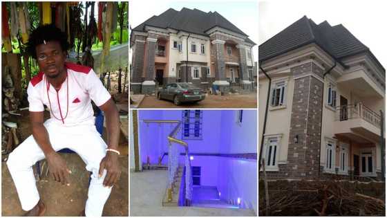 Native doctor builds mansion, says it's his reward for answering call of the gods