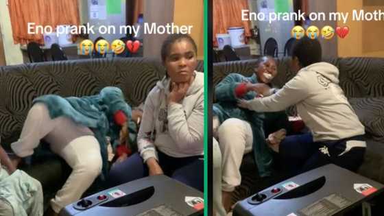 Xhosa woman's hilarious Eno Prank on TikTok sends mother into panic, triggering mixed reactions online