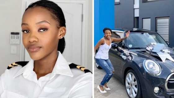 Woman pilot proudly Shows off accomplishments in video, flexes new car and crib, Mzansi applauds success