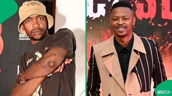 Comedian Primo Baloyi and former 'Gomora' star Zolisa Xaluva in a hilarious skit, SA in stitches