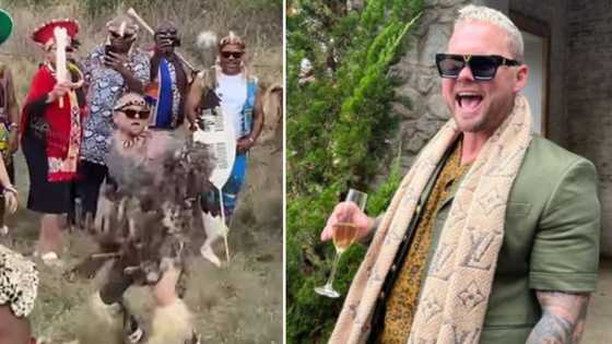 Energetic white guy shows off his inner Zulu warrior with traditional dance moves in funny video: “Uyindoda”
