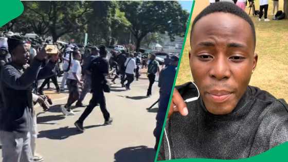 "No violence please": South Africans protest against illegal immigration in Sunnyside