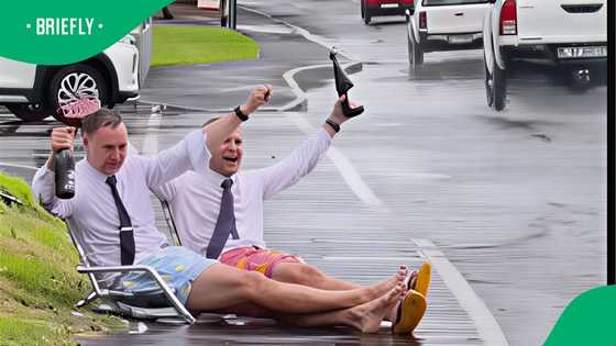 Cape Town residents enjoy severe weather in TikTok video