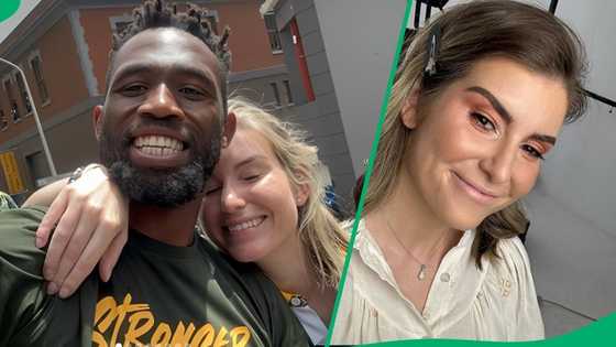 Throwback: Rachel captures Siya Kolisi snoring, Mzansi laughs