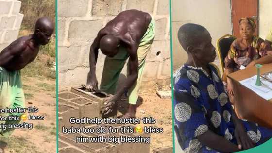 Old man who moulds blocks gets R300K donation for hospital bills