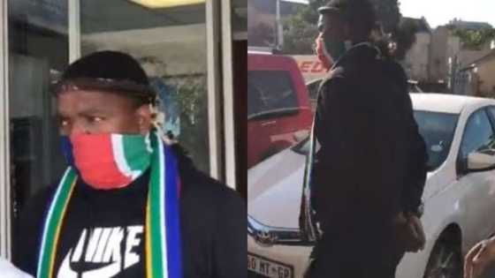 Update: Video of former Ukhozi presenter Ngizwe Mchunu leaving police station in handcuffs