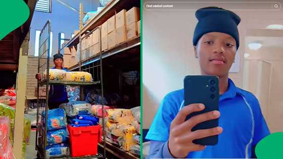 "You must work hard": Young man celebrates getting a job after 'mabahambe' protests, SA moved