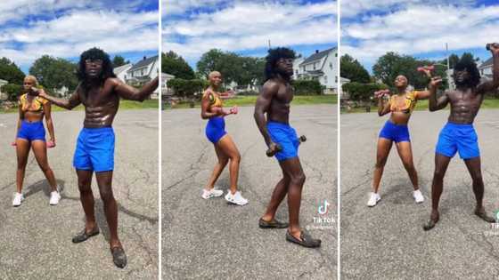 Fit couple serve relationship goals in funny workout video, has some people praying for a bond like theirs