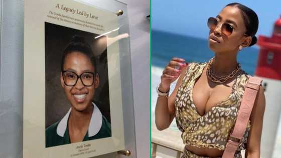 Library built in honour of Anele Tembe at Durban Girls' College, SA touched: "This is beautiful"