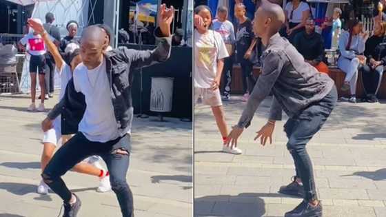 Joburg man gets down to gqom banger at Newtown Junction mall, SA can't get enough of footwork in TikTok dance video