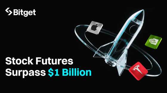 Bitget's Stock Futures Volume Surpasses $1 Billion