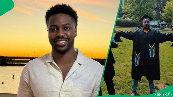 "It was a redirection": Student graduates in the US after rejection by SA universities, SA impressed