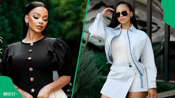 Mihlali Ndamase stuns in new snaps amid ongoing scandal, SA reacts: "She’s standing on her business"
