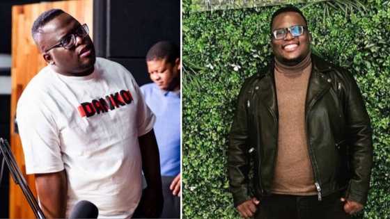 'Podcast and Chill' co-host Sol Phenduka learns Robot Boii's challenge, his dance skills have left Mzansi in stitches