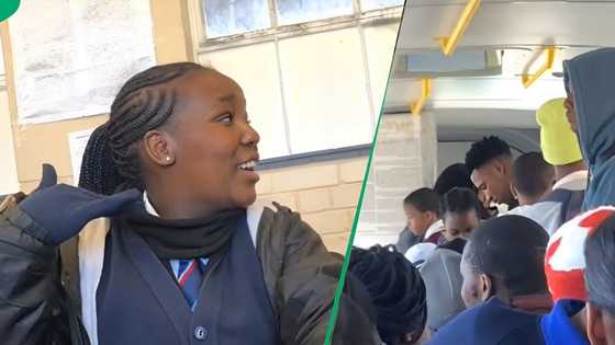 “I just fell in love, too": Lady shares viral footage of falling for cute stranger on bus, SA reacts