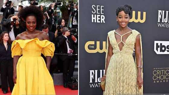 Thuso Mbedu and Viola Davis create buzz after the release of 1st pictures from their movie, 'The Woman King'