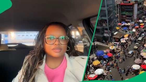 South Africa woman in Ghana goes shopping at Accra's biggest outdoor market in TikTok video