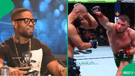Prince Kaybee blasts Du Plessis after losing to UFC title to Chimaev: "Why did he lie about white genocide?"