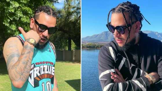 AKA says fan crying after meeting him is over the top, Mzansi react: "Says a guy with Michael Jackson tattoos"