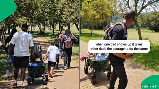 Present dads bonding with their kids left Mzansi emotional