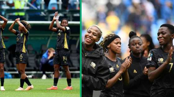 Banyana Banyana defeats DRC 2-0 during Olympics qualifiers,SA gives them their flowers
