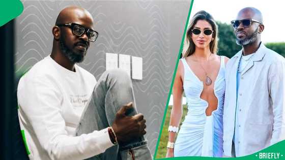 Black Coffee's rumoured gf Victoria Gonzalez seemingly confirms relationship with cute picture