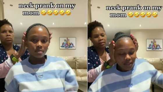 Woman pretends that mom broke her neck in TikTok prank, mother horrified by trick, "Her reaction is dusting me"