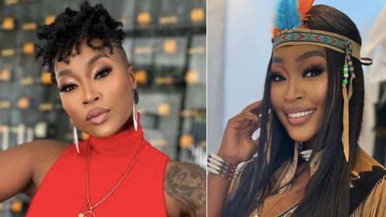 DJ Lamiez Holworthy unrecognizable as Pocahontas for 30th birthday, Mzansi falls in love