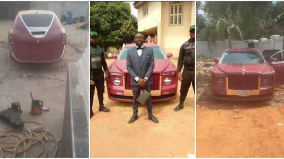 Creative man converts his Toyota Venza into a luxury Rolls Royce Sweptail, photos of the car wow many