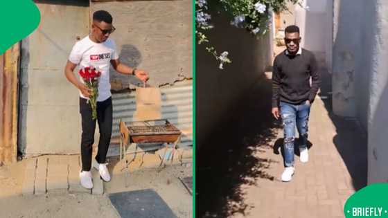 SA man went viral for proudly returning to his shack with Edgars and Woolies bags, touched Mzansi's heart