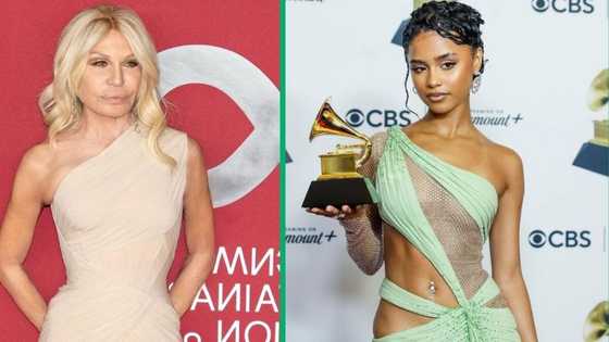 Tyla's Grammy Awards dress designed by Donatella Versace in TikTok video, designer praises Tyla