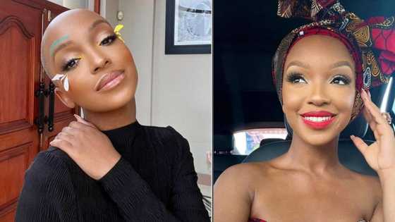 Nandi Madida's video showing off make-up-free face in celebration of getting older gets wild reactions from Mzansi