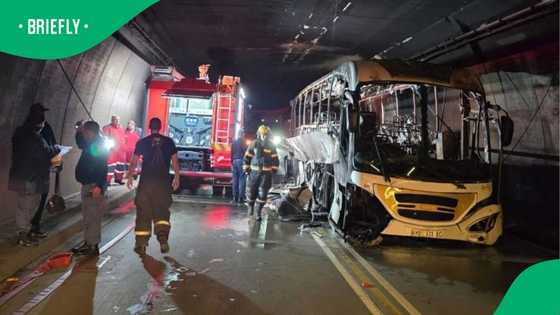 Huguenot Tunnel in Cape Town closed after bus fire causes structural damage