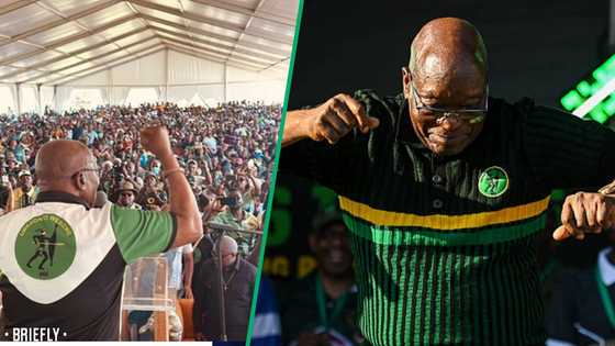Jacob Zuma falls during MK Party Youth Day event: Social media reacts