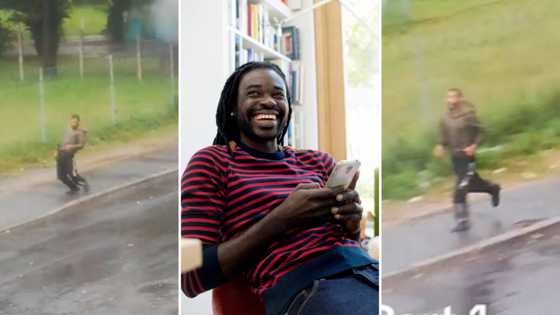TikTok video of man randomly walking weirdly has Mzansi weak: “Bru changed personalities”