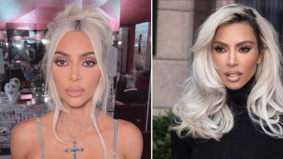 Kim Kardashian flaunts her famous curves as she transforms into 'X-Men's Mystique for Halloween